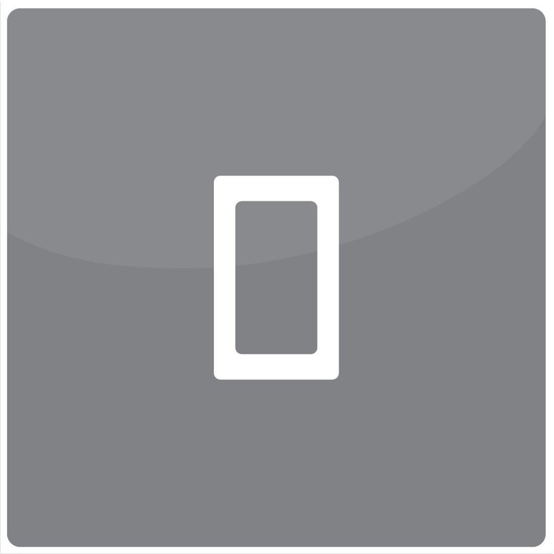 Plain Silver Light Switch Sticker Home Decorative Accessories Vinyl Cover