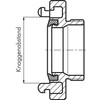 Storz Coupling G 2 Inch (IG), 52-C, Brass. Material: Brass