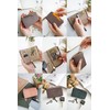 Genten GE-42745 Women's Key Case, Genuine Leather, Peach Beige