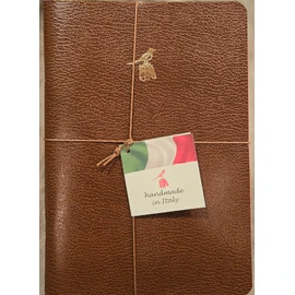 Bieffe Handmade Italy 3 Stationary Journal Note Book Drawing Writing Diary Lined (Brown)