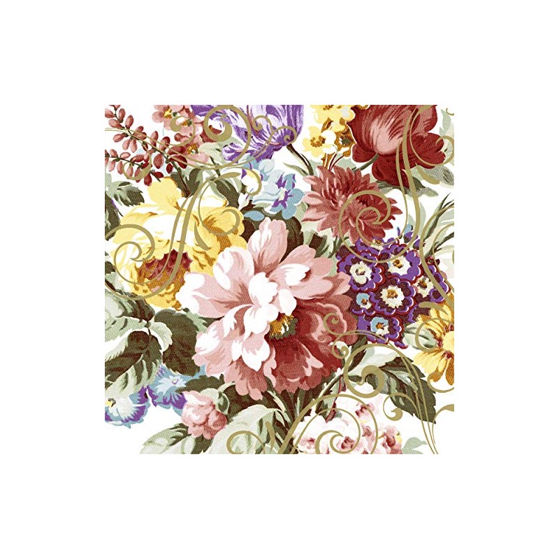 20 Cocktail Napkins Peony Flowers Summer 25 cm