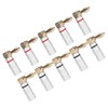 10 Pcs Banana Plugs 24K Copper Gold Plated Aluminum Case