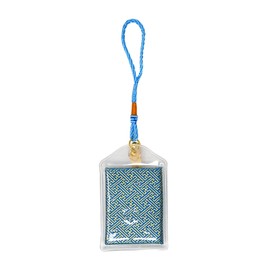 Chinese Blessing Omamori Sachet Bag Longevity/Marriage/Study/Good Luck/Career Amulets 7PCS (Blue (Study))