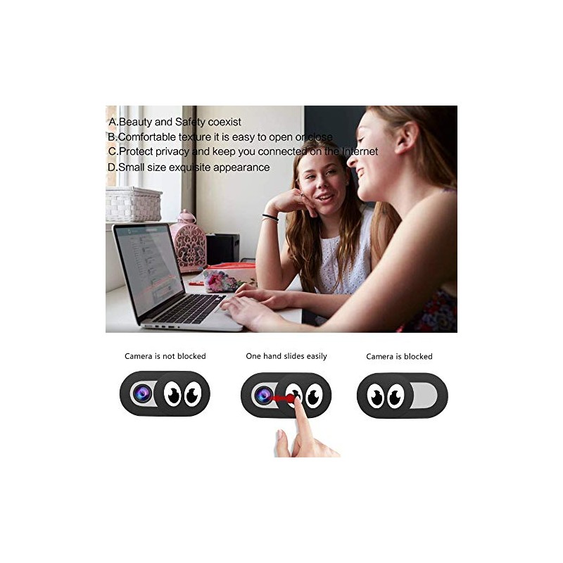 Eye cámara web Cover Slider 0.7 mm Thin – Funda