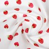 Kids Apron, Red Strawberry Printed Children Apron with Adjustable Neck