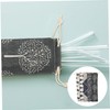 Healeved 5pcs Cotton and Linen Drawstring Storage Pouch for Travel