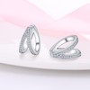 KUNSIR Silver Earrings for Women Earrings, 1 Pair 925 Sterling