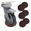 Gatuida 12Pcs Floor Protector for Carpet Round Caster Cups Non