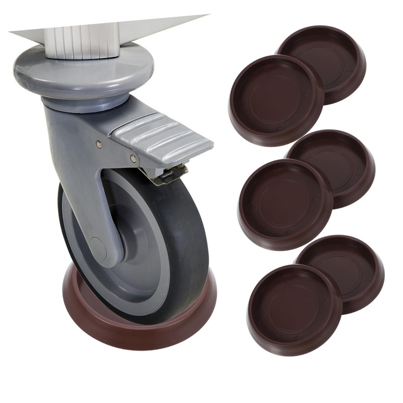 Gatuida 12Pcs Floor Protector for Carpet Round Caster Cups Non