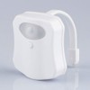 Automatic Motion Sensor Toilet Night Light, Modern Elegant Design With