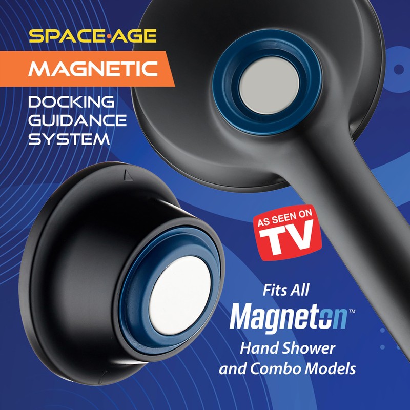 Magnetic Docking Go-Anywhere Wall Bracket for Magneton Hand Shower &