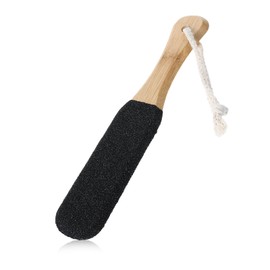 Oruola Foot File for Dead Skin,Heel Scrubber,Heel File with Nanzhu Handle,8.66In Foot Filer,Pumice Stone for Cracked Feet,Heels,Elbows,Hands,Remove Dead Skin,Dry,Rough,Corns,Foot Scrubber in Shower