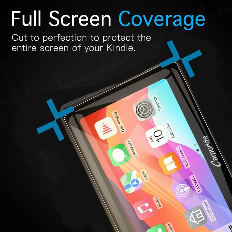 GEJEFA Screen Protector for Carpuride W702 Pro/Carpuride W702, 2 Pack