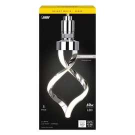Feit Electric Spiral E26 (Medium) LED Bulb Bright White 60 Watt Equivalence 1 pk