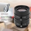 3MP Camera Lens 25mm Focal Length Manual Focus Adjustable Aperture
