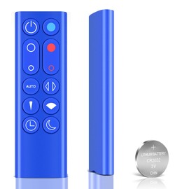 Snrigw Replacement Remote Control for Dyson HP02 HP03 (Blue) Compatible with Hot+Cool Fan Heater & Air Purifier