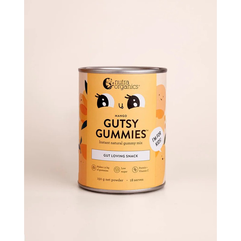Nutra Organics Gutsy Gummies, Strawberry / 150g