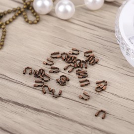 Wire Thread Guardian Wire Guard for Jewelry 1mm 2mm 3mm 4mm 7×7×3 120 Pcs Box Alloy Wire Cable Guard Hole Guardian Protector Jewelry Findings