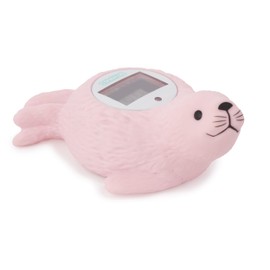 Bathimals Baby Bath Thermometer | Adorable Seal Design | Safe & Waterproof Bath Tub Water Thermometer | Baby Bath Thermometer Floating Toy Seal | Perfect For Baby Bath Time & As Room Thermometer | ℉/℃
