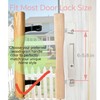 Sliding Door Wood Pull, Easy Installation,6-5/8 in, Single