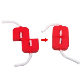 SUMAG Zig Zag Rope (Small) Magic Tricks Broken Rope to Be Restore Reverted Kid Magic Close up Street Illusions Gimmicks Mentalism Prop