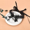 Black Choker Necklace for Women Girls Gothic Lace Bow Choker