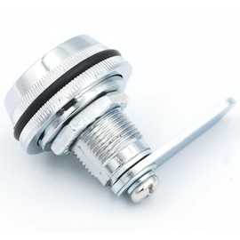 youtu 3 Digit Code Combination Cam Lock, Cylinder Lock Security Drawer Door Mailbox Cabinet Tool Box Lock, Silver Zinc Alloy Cabinet Security Password Coded Lock (0.5-10mm)