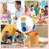 AouiSton Cups, Children's Cups, 350 ml Set Unbreakable Drinking Cups,