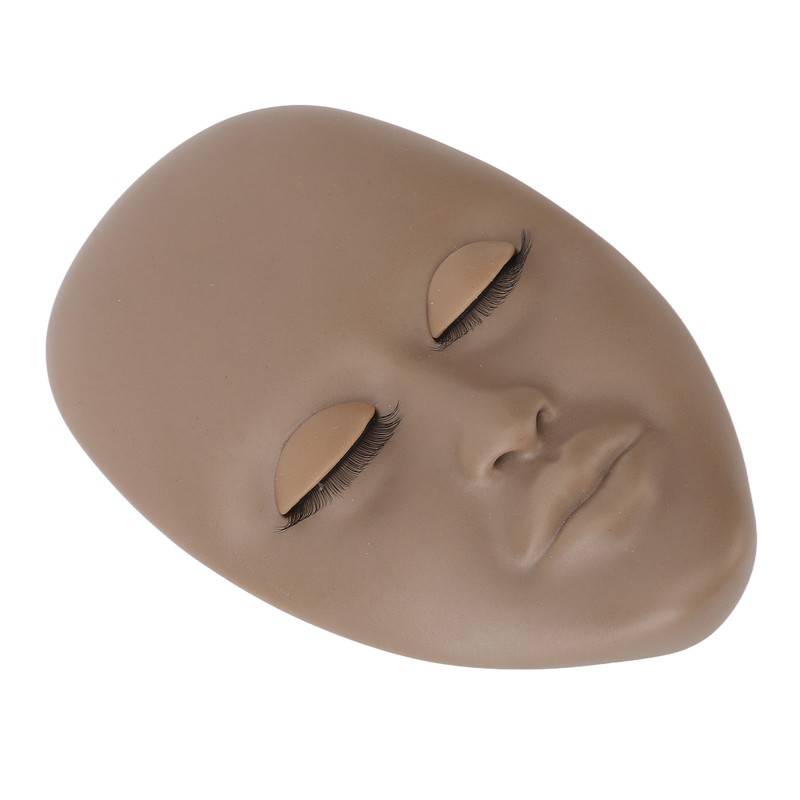 Lash Mannequin Head Reusable Soft Rubber 3D Effects Replaced Eyelids