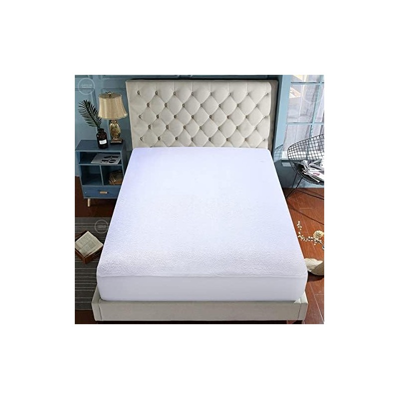 Caroline Shatuik single waterproof Mattress Protector Single Bed, Fitted Sheet