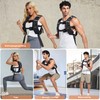 Weighted Vest, 12lbs/16lbs/20lbs/30lbs/40lbs Odorless, 6 Straps Size Adjustable for Woman