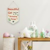 Kids Wall Banner Inspirational Banner Flag for Girls Affirmations Canvas