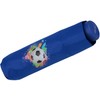 Children's Umbrella Boys Mini Pocket Umbrella Light Kids Blue, Football.,