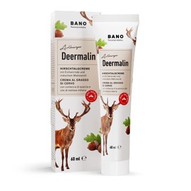 Arlberger Deermalin Deer Tallow Cream 60 ml - With Oak Bark and Indian Melissa Oil for Prevention of Blisters and Callus Formation during Intensive Stress