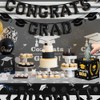 Graduation Card Box, 2025 Graduation Party Decorations Black Card Box