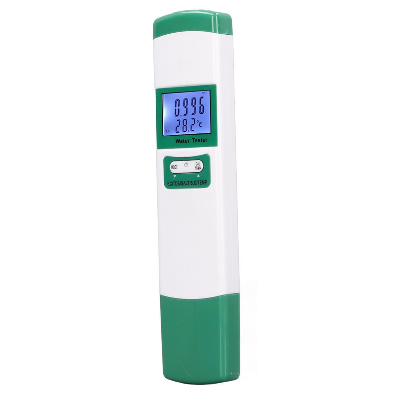Water Quality Tester 5 in 1 EC TDS Salt SG