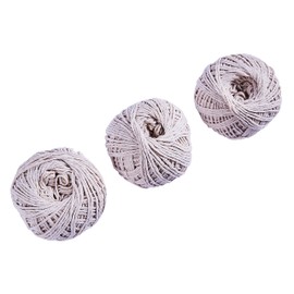Amtech U5250 Ball of String for Craft, Home, Garden and Gift Wrap, White, 3 Pieces of 45 metre