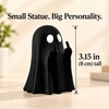 Cute Middle Finger Ghost Statue, Small Halloween Decor for Home,