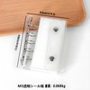 Najika Transparent Seal Binder Girls, Removable, M5, Sticker Notebook, Micro