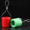 1Pc Green Silicone Slingshots Targets with Bells Outdoor Slingshots Training