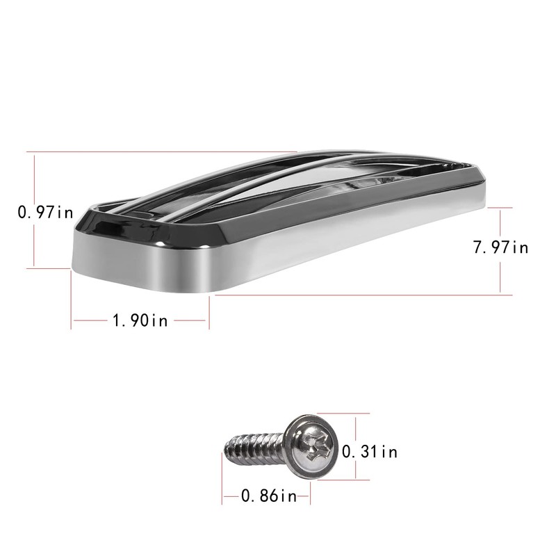 Chrome Plated Side Marker Guard Trim Protector Exterior Accessories for