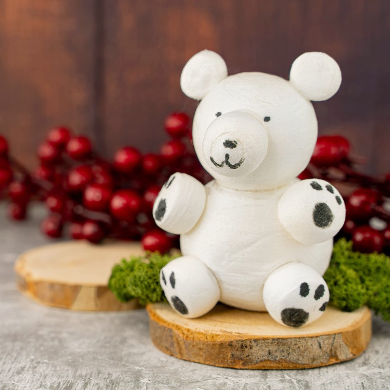 MCE-Commerce A0010302 Cotton Balls 30 mm Pack of 100 Cellulose