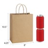 BagDream 25Pcs Brown Gift Bags 8x4.25x10.5 Kraft Paper for Gifts,