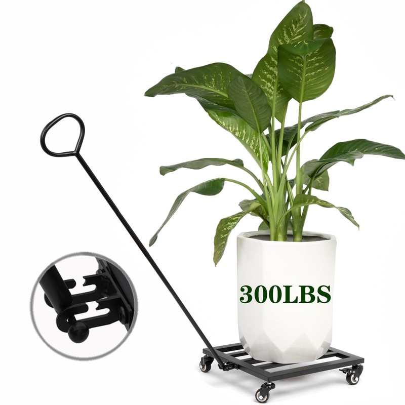 Goooxim Heavy Duty Plant Caddy with Wheels 12Inch - 200lb