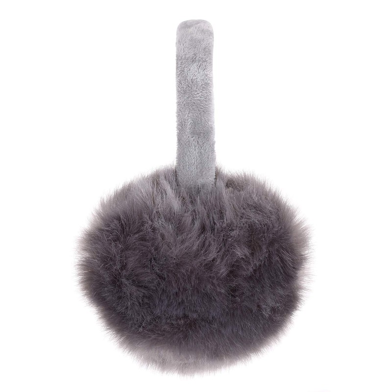 Sudawave Mädchen Damen Winter verstellbare Ohrenschützer Gestrickte Kunstpelz Plüsch Ohrenschützer