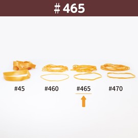 Rubber Band #465 < 1.8 oz (50 g) Transparent Bag > American Color, Thick Width, Small Packing, Rubber Band, All Sizes 73 Kyowa