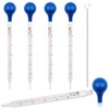 5PACK 10ml Eye Dropper Tool, Glass Pipette Graduated Liquid Dropper