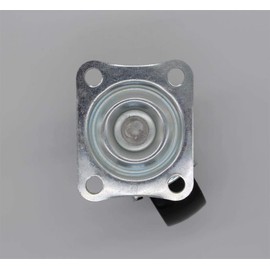 4 x Castors for Furniture Made of Metal, 360° Rotatable, Sturdy, Versatile Swivel Castors in Various Sizes (Diameter 30 mm, White)