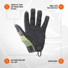 PIG Alpha Full Dexterity Tactical Gloves for Shooting, Touchscreen Compatible,