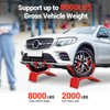 GarveeTech Heavy Duty Car Ramps Set 8000lbs Auto Ramp Solid